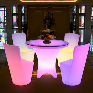 Vente en gros Table d'arrondi à <span class=keywords><strong>barre</strong></span> <span class=keywords><strong>de</strong></span> Led Table éclairée à 16 couleurs changeantes Mobilier d'extérieur étanche pour <span class=keywords><strong>la</strong></span> <span class=keywords><strong>location</strong></span> d'événements et <span class=keywords><strong>de</strong></span> fêtes - Product Image 1