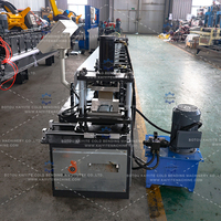 Ligne de production de portes enroulables en acier robuste avec système de découpe hydraulique, machine de formage de portes enroulables
