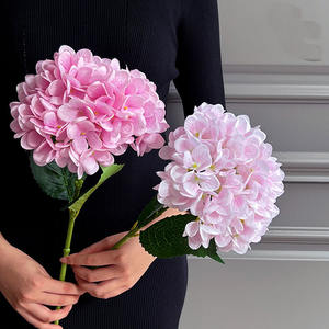 Decoración para el Hogar, Accesorio para Fotos, Celebración de Bodas, Venta al por Mayor, 96 Pétalos, Tallo Único, Flor Artificial de Hortensia 3D - Product Image 4