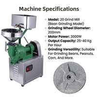 Machine à broyer le maïs, les amandes et le soja en acier inoxydable, multifonctionnelle, pour la préparation de lait de soja et de pulpe, broyeur humide commercial