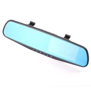 Registratore Video per Auto con Doppia Lente Full HD 1080P da 4,3 Pollici, Specchietto Retrovisore con Dash Cam, Schermo LCD, Telecamera per Veicoli - Product Image 1