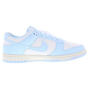 Chaussures Nike Dunk Low Retro en cuir pour homme, couleur ivoire pâle, bleu glacier, style basketball - Product Image 2