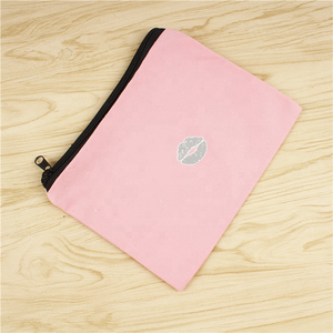 Bolsa de maquillaje cosmético de lona, bolsa de maquillaje de belleza con cremallera para viajes, venta al por mayor, sublimación impresa personalizada, algodón orgánico en blanco - Product Image 5