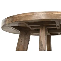 TABLE À MANGER EN TECK RECYCLÉ 160X160X78 Ronde
