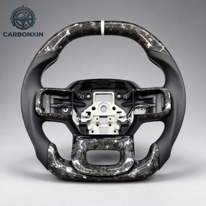 Volante Deportivo de Carreras de Fibra de Carbono Real Personalizado para Ford F150 Raptor Ranger Everest 2015 2016 2017 2018 2020 2021 2023 - Product Image 2