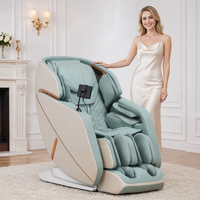 Fauteuil de massage zéro gravité avec chauffage, rouleaux dorsaux, compression par airbag, corps entier