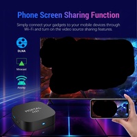 Boîtier TV Android 16 8K dernière génération Mortal T1+ avec faible consommation d'énergie, 8 Go de RAM, Wi-Fi double bande