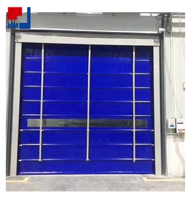 <span class=keywords><strong>Porte</strong></span> de garage à battants verticaux en cèdre, pare-balles, à double pliage, avec verre transparent, haute vitesse, pour maison, de type Accordions, de fabrication chinoise - Product Image 3
