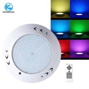 Lampu kolam renang <span class=keywords><strong>LED</strong></span> bawah air yang dipasang di atas permukaan lampu SMD berisi resin Luz Piscina dengan remote - Product Image 2