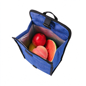 Sac isotherme portable personnalisé OEM pour repas, petit format, avec double poignée, étanche, écologique, en tissu 600D, avec fermeture éclair - Product Image 6