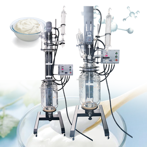 Réacteur multifonctionnel en verre gainé 20L automatique 220V avec fonctions de rotation et de levage construites sur mesure selon vos besoins - Product Image 1