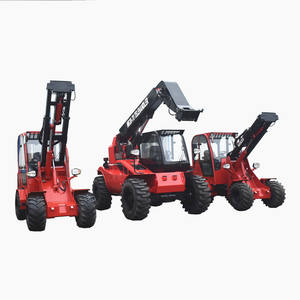 סין חדש קטן 4x4 קומפקטי telehandler עם jcb בום של 6m/7m/9m/12m עם מלגזה מזלג למכירה - Product Image 5
