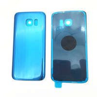 Coque arrière en verre pour batterie Samsung Galaxy S7 Edge/S8/S8 Plus/S10/S10 Plus, boîtier de protection arrière pour Samsung S7