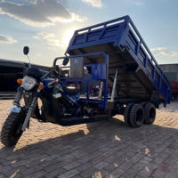 Meilleure Vente 2026 – Tricycle Motorisé à Benne Basculante à Essence, Puissance >1000W, 2 Axes, 9 Roues, 5 Vitesses, Certifié CEE, Type Carrosserie Ouverte