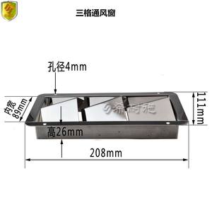 Rejilla de Ventilación de Acero Inoxidable con Salida de Aire Larga y Transpirable, Malla Cuadrada para Sistemas de Calefacción y Climatización - Product Image 5