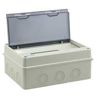 Boîtier de distribution électrique monophasé 12 voies étanche IP65 du fabricant, en ABS PC, pour instruments électroniques, pour extérieur
