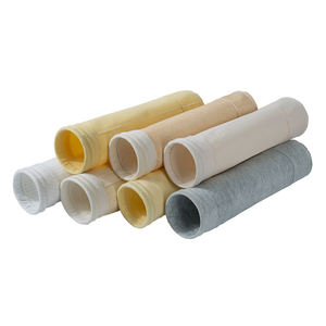 Bolsas de filtro de malla de 220 micras, banda a presión de poliéster, diámetro de 102Mm, bolsas de fieltro de aguja para Molino de harina, directo de fábrica - Product Image 1