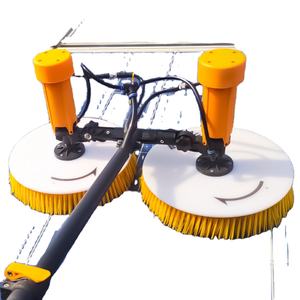 Cabezal eléctrico Panel solar Kits de cepillo de limpieza eléctrica para sistema de energía solar Limpiador de mango para Panel de sistema - Product Image 1