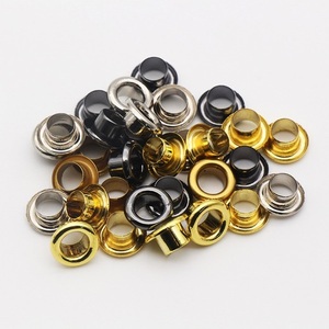 Atacado Preço Barato Tamanho Personalizado <span class=keywords><strong>Round</strong></span> Metal Brass Garment Ilhós para Vestuário Sapatos Sacos - Product Image 2