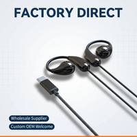 Écouteurs intra-auriculaires numériques Tlai de style le plus récent, de haute qualité, en métal, avec suppression active du bruit, ajustement personnalisé, transducteur dynamique, 1,5 m