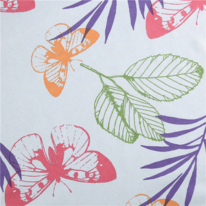 En gros Blanc Papillon Impression <span class=keywords><strong>Style</strong></span> Maison Protection Solaire Anti-Statique Languette Arrière Personnalisé Polyester Rideaux Occultants// - Product Image 6