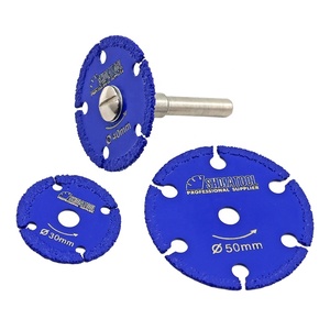 Disque de coupe circulaire mini en métal brasé sous vide 30/40/50 mm pour outil rotatif – Lame de découpe et de gravure pour métaux - Product Image 2