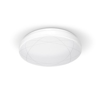 Plafonnier LED moderne à montage en surface pour chambre et salon, avec télécommande, effet ciel étoilé, 32W, en PVC