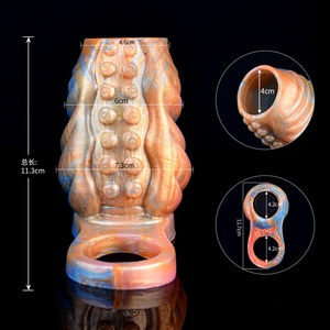 NNSX Fantasy Hollow Monster <b>Dildo</b> Penis Sleeve Gay Man Cock Enlargement Penis Sleeve Cock Sheath Sex Toys 18+ - Product Image 2
