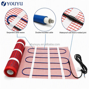 Tapis chauffant électrique pour projets hôteliers, double feuille de chauffage, certifié CE, 110V 220V, 100-200W/m², chaleur radiante, personnalisable <span class=keywords><strong>en</strong></span> usine - Product Image 1