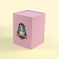 Caja de Embalaje de Perfume de Terciopelo Rígido Moderno y de Lujo Personalizada con Materiales Reciclados para Aceite Esencial y Sérum para el Cuidado de la Piel