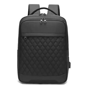 Sac à dos pour ordinateur portable USB élégant et professionnel, de haute qualité, imperméable, en Oxford matelassé, vente en gros - Product Image 1