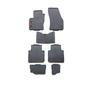 แผ่นยางรองพื้นรถ/พีวีซี/ยาง2D ทนทานทุกสภาพอากาศสำหรับ <span class=keywords><strong>Volkswagen</strong></span> Tiguan 7ที่นั่ง<span class=keywords><strong>2022</strong></span> + - Product Image 1