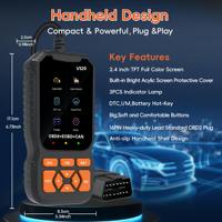 Lector de Códigos OBDII V520 con Función Completa OBD2, Herramienta de Diagnóstico de Automóviles de 12V, Escáner OBD para Automóviles, Detector de Fallas del Motor