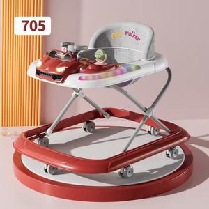 Hebei usine pliable marcheur multi-fonctionnel dessin animé confortable trotteur pour bébé formation marche - Product Image 3