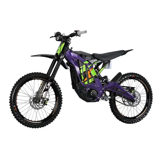 2023 Original Sur Ron Light Bee X Electric Dirt Bike Phantom Purple Edition motocross Off Road Ebike 60V 6000W For Adults