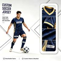 Ensemble de maillots de football personnalisés, design gratuit, impression du nom et du numéro