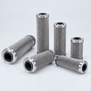 Cartucho de Filtro Plegado de Acero Inoxidable Lavable y Reutilizable, Elemento de Fibra Metálica Sinterizada para Líquidos Industriales - Product Image 1