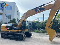 Excavatrice sur chenilles Caterpillar CAT320 d'occasion, 20 tonnes, puissante, pour travaux lourds, 2019, machines de construction et minières avec moteur et pompe