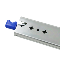 Glissières de tiroir en acier robuste de qualité industrielle HA5333 de 18 pouces pour armoires et coffres à outils RV