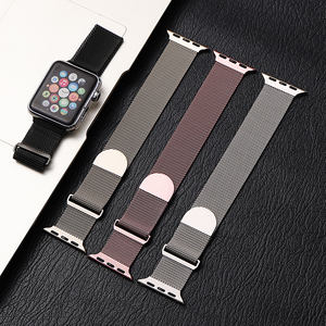 Bracelet en acier milanais magnétique pour Apple Watch 9/<span class=keywords><strong>8</strong></span>/7, compatible avec Apple S10, bracelet en acier Ultra2 - Product Image 2