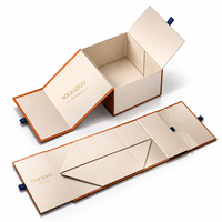 Boîte cadeau pliable personnalisée en une seule pièce avec couvercle magnétique intégré, boîte rigide haut de gamme en forme de livre pour cadeaux et artisanat