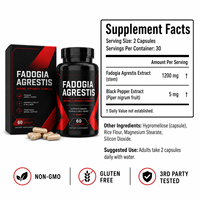 Complément Premium Fadogia Agrestis pour Hommes 1200mg Extrait Pur de Tige Capsules Énergie Vitalité Qualité Export en Vrac