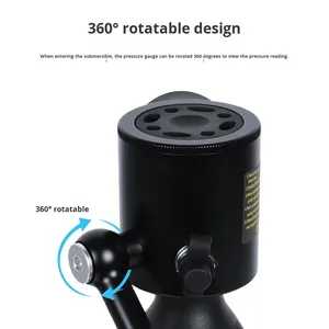 หน้ากากดำน้ำแบบเต็มหน้า HY Sports ผลิตจากอลูมิเนียมอัลลอยด์แบบพกพา พร้อมถังออกซิเจนความจุ 0.5 ลิตร อุปกรณ์ดำน้ำตื้นใต้น้ำ - Product Image 5