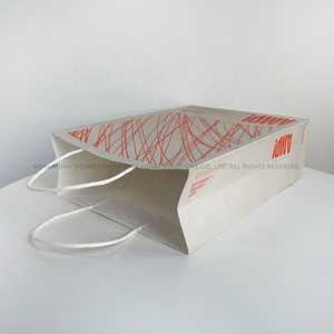 Bolsas de Papel Kraft Florales Artísticas Premium para Clínica, <span class=keywords><strong>Farmacia</strong></span>, Banco, Centro Comercial, Compras, Regalos, Comida para Llevar, Café, Té, Ecológicas - Product Image 3