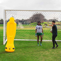 Mannequin de défense gonflable robuste de 190 cm en PVC pour l'entraînement au football et la pratique des coups francs