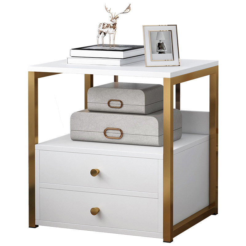Мебель для спальни, легкая сборка, тумбочка, современные прикроватные шкафы, мраморный стол с ящиками