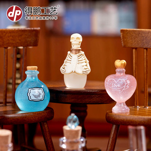 ขวดเรซิ่นเรืองแสงในที่มืด Dp Creative ของตกแต่งขนาดเล็กสำหรับฮาโลวีน แพ็คหลายชิ้น - Product Image 4