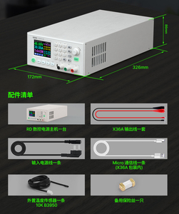RD6030 60V 30A Fuente de Alimentación Regulada de Voltaje Ajustable, Convertidor de Carga de Batería, 1500W PSU ABS, Entrada de 6-70V - Product Image 3
