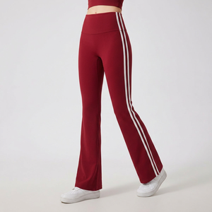 Women Simple High Waist Full Length Spandex/Nylon Breathable Elastic Waist Yoga Pants Tummy Control Butt Lifting Solid Pilates - Product Image 3