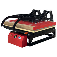 Xingyan mesin pres panas sublimasi, mesin tekan panas Format besar magnetik 80*100cm dengan Slide-out
